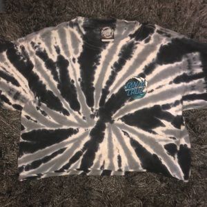 SANTA CRUZ TYE-DYE CROP TOP